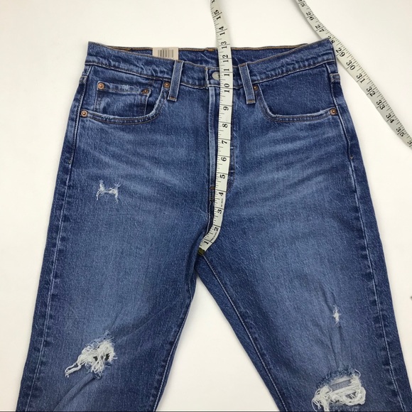 NWT Levi’s 501 High Waisted wedgie fit Jeans - Picture 3 of 6